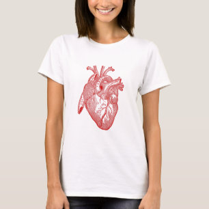 T-shirt Coeur Anatomique Rouge