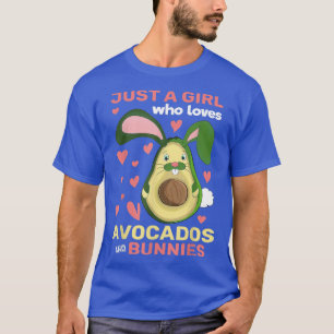 T-shirt Coeur animal mignon juste une fille qui aime Avoca