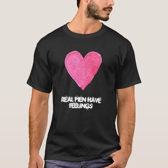 T-shirt Coeur aquarelle personnalisé avec devis (Devant)