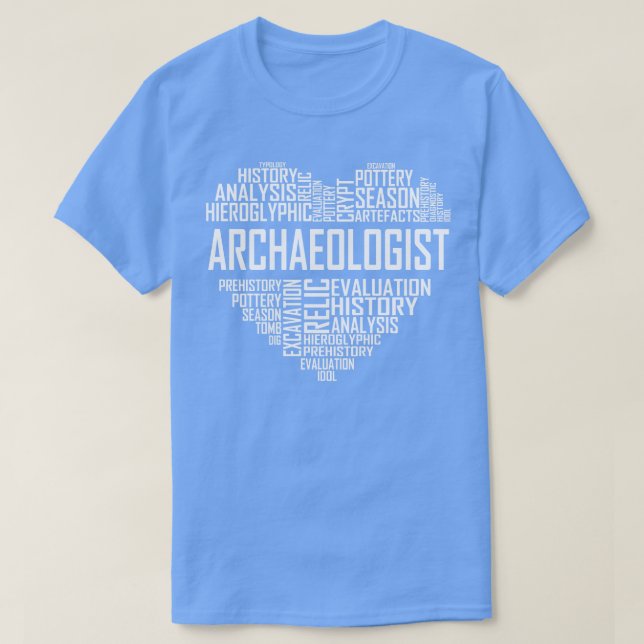 T-shirt Coeur archéologue (Design devant)