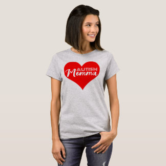 T-shirt coeur autisme mamma