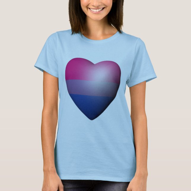 T-shirt COEUR BISEXUEL DE FIERTÉ --.png (Devant)