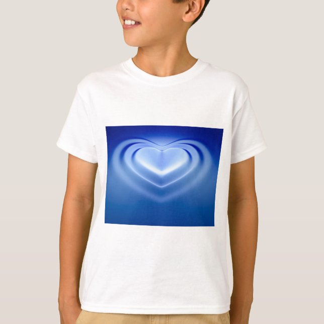T-shirt Coeur bleu (Devant)