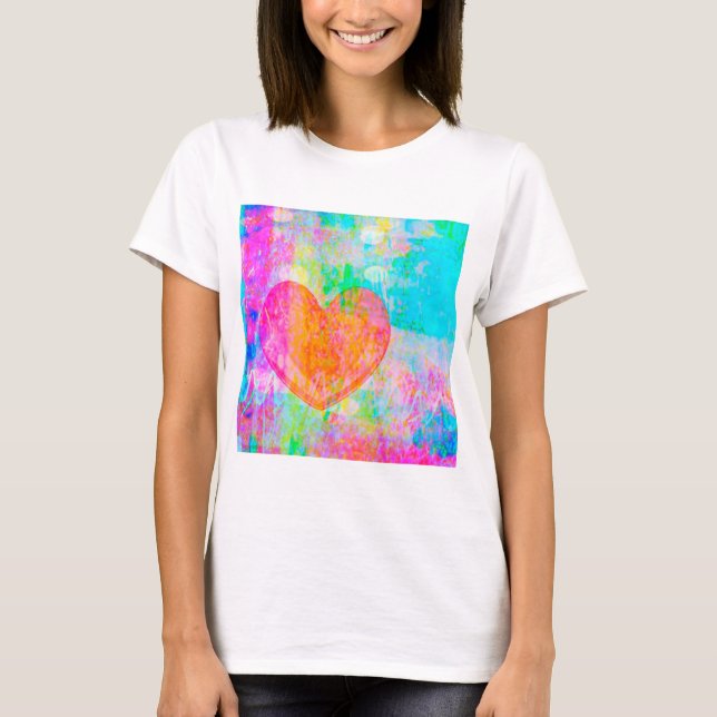 T-shirt Coeur Boho (Devant)
