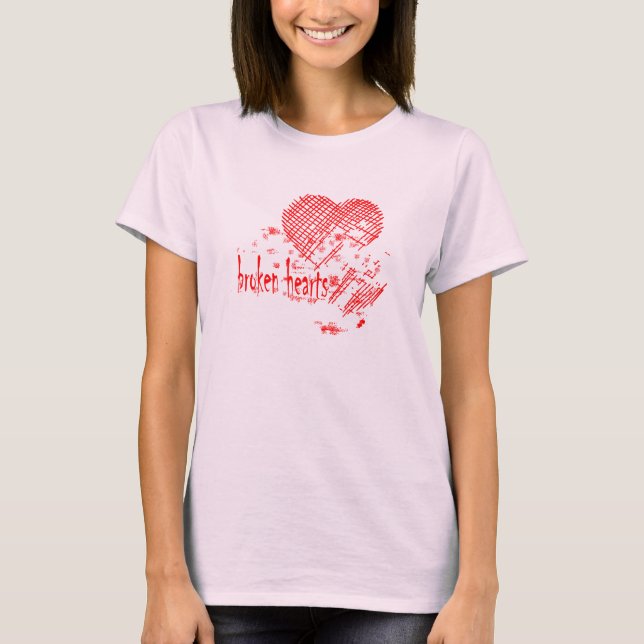 T-shirt coeur brisé (Devant)