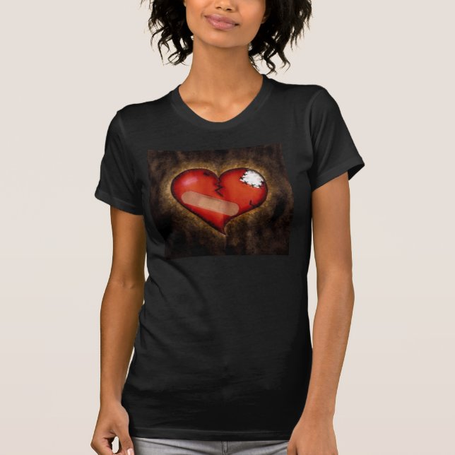 T-shirt Coeur brisé/T-shirt Coeur réparateur (Devant)