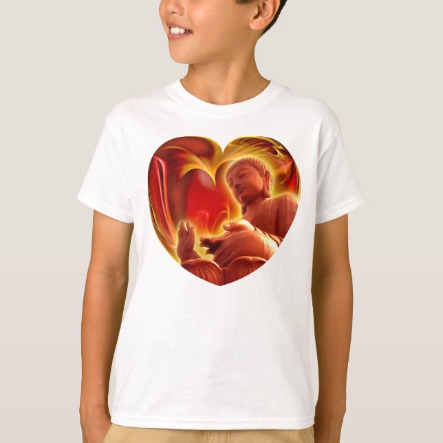 T-shirt Coeur BUDDHA (Devant)