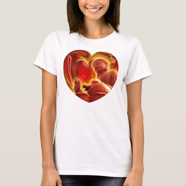 T-shirt Coeur BUDDHA (Devant)