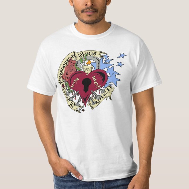 T-shirt Coeur cloué (Devant)