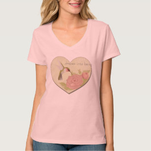 T-shirt Coeur colibri