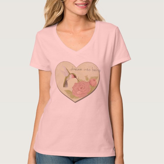 T-shirt Coeur colibri (Devant)