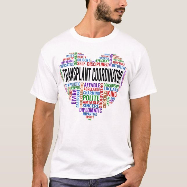 T-shirt Coeur coordonnateur de greffe (Devant)