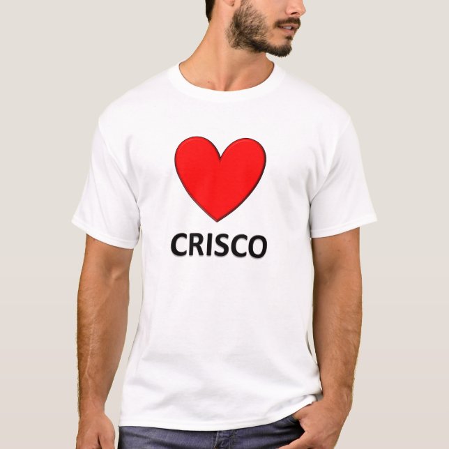 T-shirt "Coeur" Crisco (Devant)