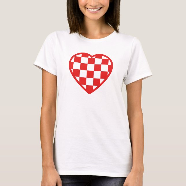 T-shirt Cœur croate (Devant)