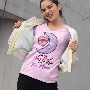 T-shirt Coeur croissant personnalisable