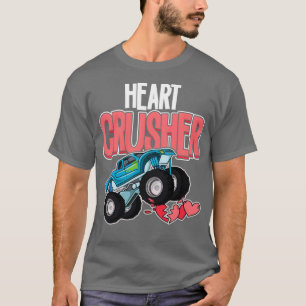 T-shirt Coeur Croissant Trucker Valentines Jour 1