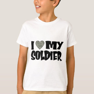 T-shirt Coeur d'ACU - amour d'I mon soldat