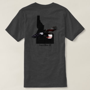 T-SHIRT COEUR D'ALENE - PATRIOT SOARING EAGLE IDAHO