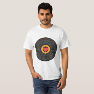 T-shirt Cœur d'amateur de musique