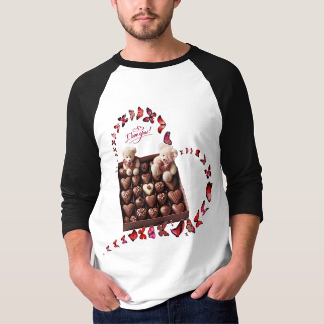 T-shirt Cœur d'amour  (Devant)