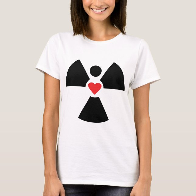 T-shirt coeur d'ange radioactif (Devant)