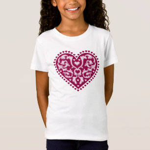 T-Shirt Coeur d'art populaire