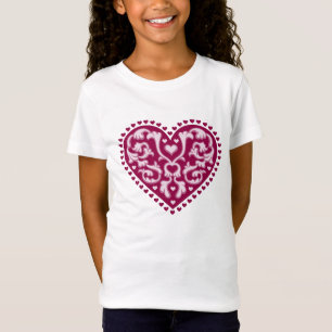 T-Shirt Coeur d'art populaire