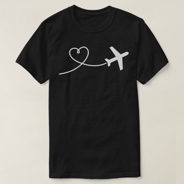 T-shirt Coeur d'avion (Design devant)