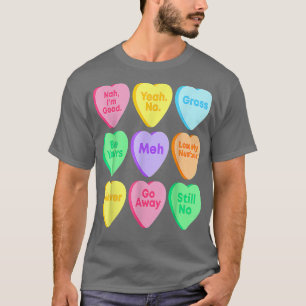 T-shirt Cœur de bonbon drôle de la Saint-Valentin
