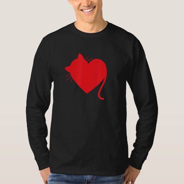T-shirt Coeur De Chat (Devant)