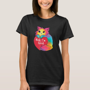 T-shirt Cœur de chat Nah ça va Saint-Valentin Simple et Co