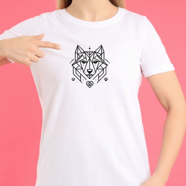 T-shirt coeur de chien (Créateur téléchargé)