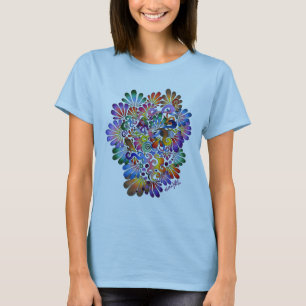 T-shirt Coeur de couleur T