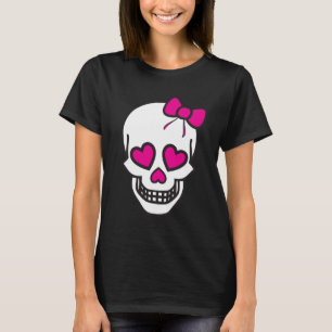 T-shirt Coeur de crâne