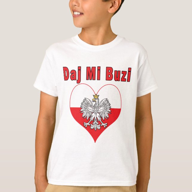 T-shirt Coeur de Daj MI Buzi Eagle (Devant)