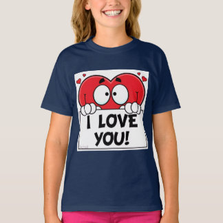 T-shirt Cœur de dessin animé