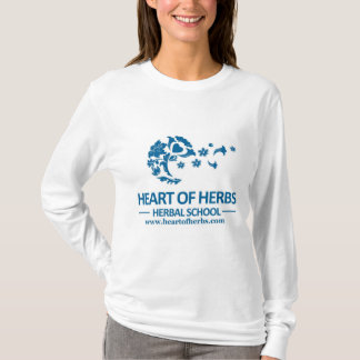 T-shirt Coeur de dessus de fines herbes de Flowy de