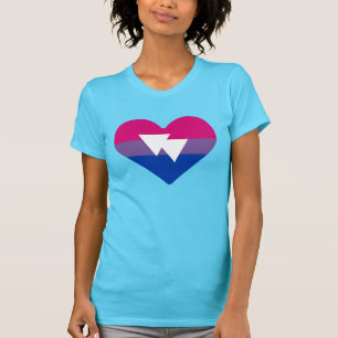T-Shirt Cœur de Fierté Bi