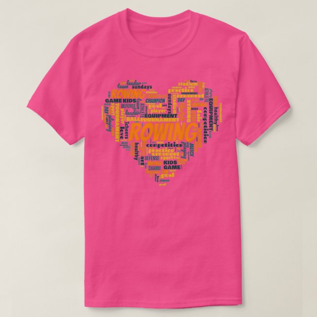 T-shirt Coeur de fille (Design devant)