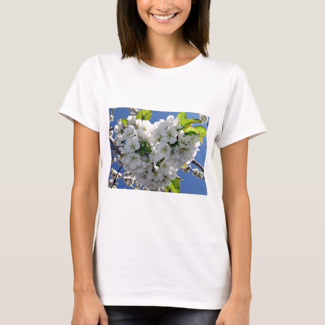 T-shirt Cœur de fleur de cerisier (Devant)