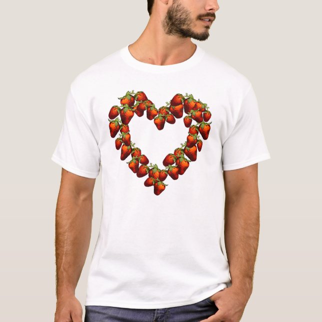 T-shirt Coeur de fraise (Devant)