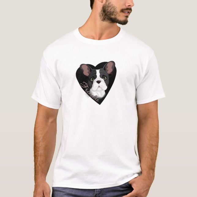 T-shirt Coeur de Frenchie (Devant)