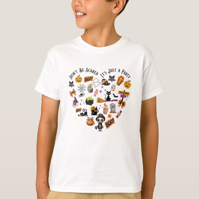 T-shirt Coeur de gribouillis (Devant)