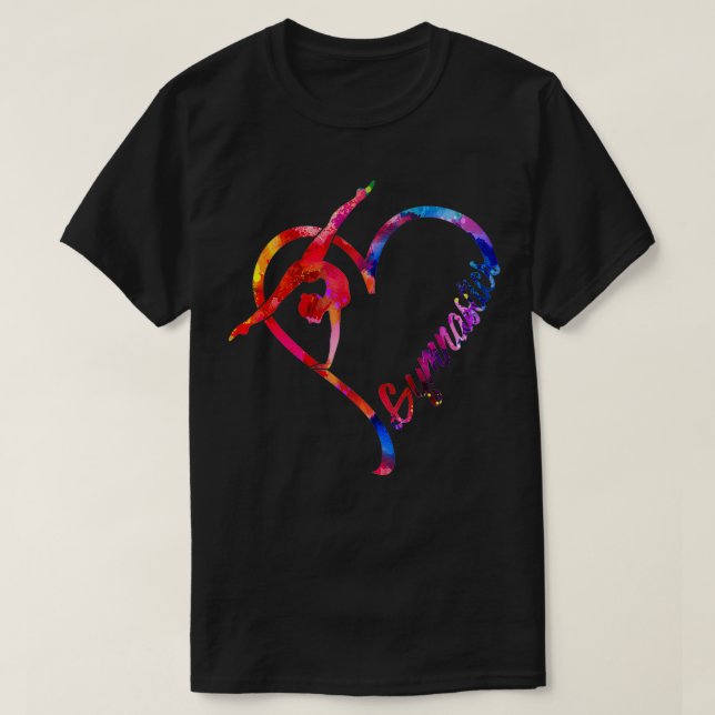 T-shirt Coeur de gymnastique 4 (Design devant)