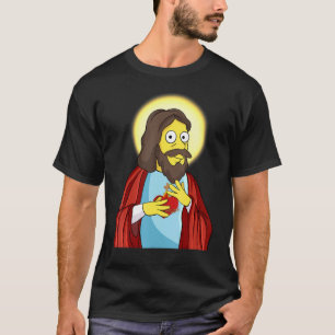 T-shirt Coeur De Jésus Christ Église Catholique