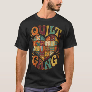 T-shirt Cœur de la bande de courtepointes