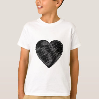 T-shirt Coeur de la bande noire