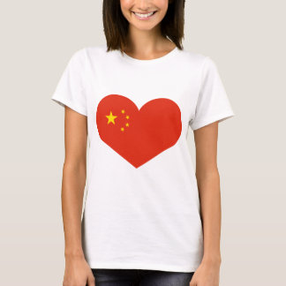 T-shirt Coeur de la Chine