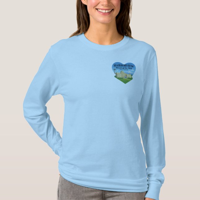 T-shirt Cœur de la colline à manches longues (modèle B) (Devant)