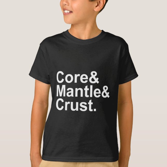 T-shirt Coeur de la croûte du manteau | Structure interne  (Devant)